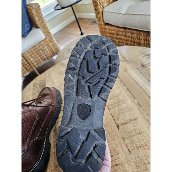 Ariat Switchback Leather Chukka Boots Men's Size 9.5B Brown Hiking Waterproof - Picture 10 of 13